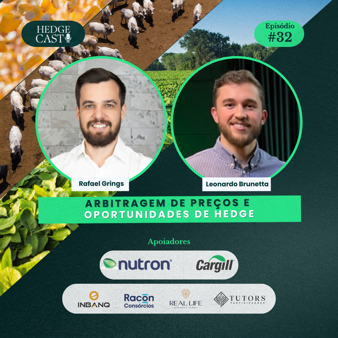 HedgeCast 32 – Arbitragem de Preços e Oportunidades de Hedge